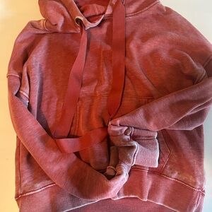 Red Hooded Sweatshirt